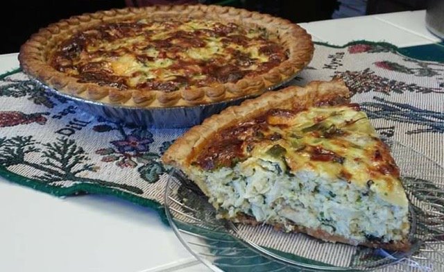 Charleston Blue Crab Quiche